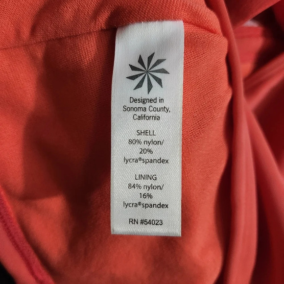 Athleta women's swim top size 32 D/DD orange - Picture 9 of 9